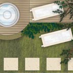 Ilustração arquitetônica em planta baixa.